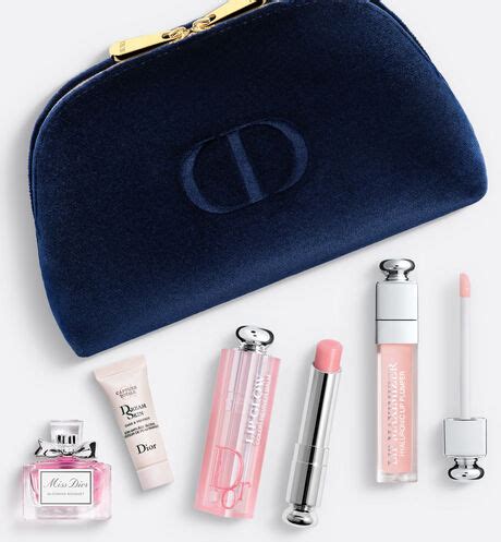 dior make up bag set|Dior makeup bag free gift.